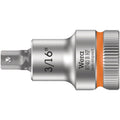 Wera 8740 B Hf Zyklop Bit Socket With Holding Function, 3/8-in. Drive, 3/16-in.x35-mm.