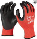 Milwaukee Cut Level 3 Nitrile Dipped Gloves, 1-Pack