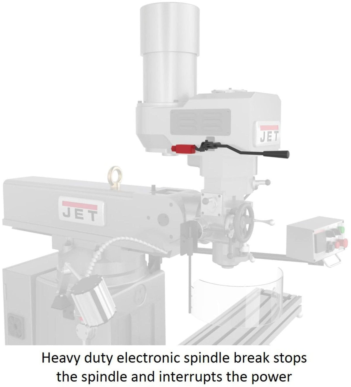 Jet Tools 691500 JTM-949EVS/230 Electronic Variable Speed Vertical Milling Machine 230V 3Ph