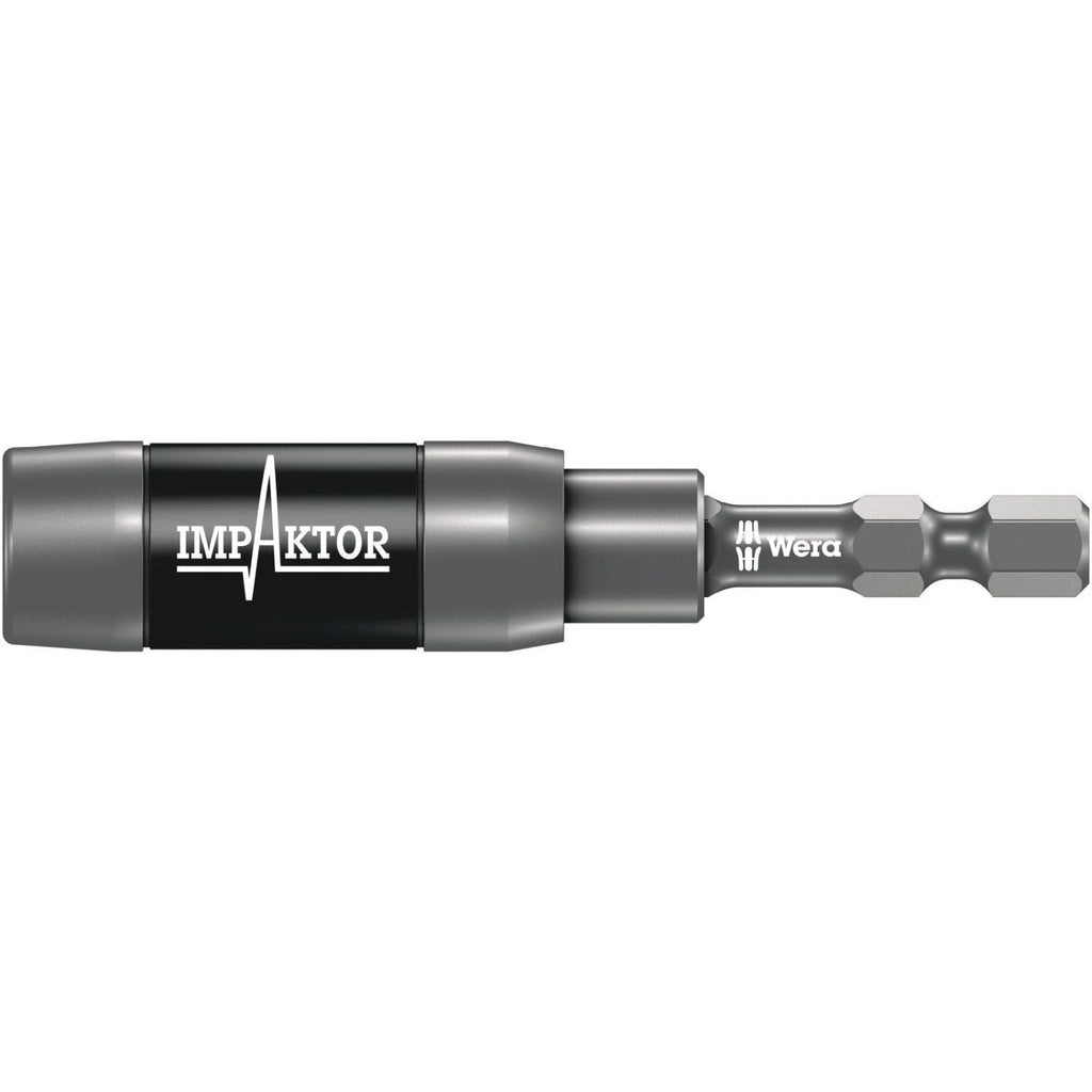 Wera 897/4 Imp R Impaktor Holder With Retaining Ring And Ring Magnet, 1/4-in.x75-mm.