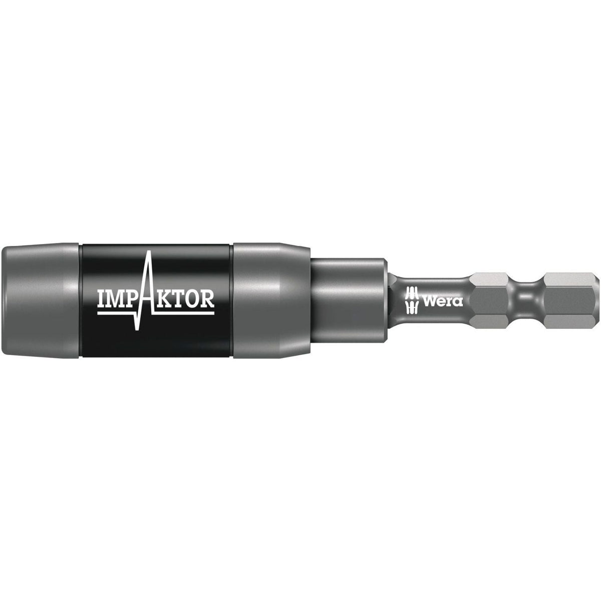 Wera 897/4 Imp R Impaktor Holder With Retaining Ring And Ring Magnet, 1/4-in.x75-mm.