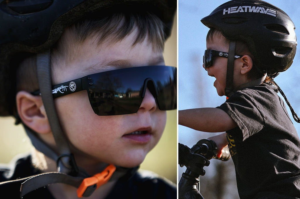 Heat Wave Kids Lazer Face Bones Sunglasses