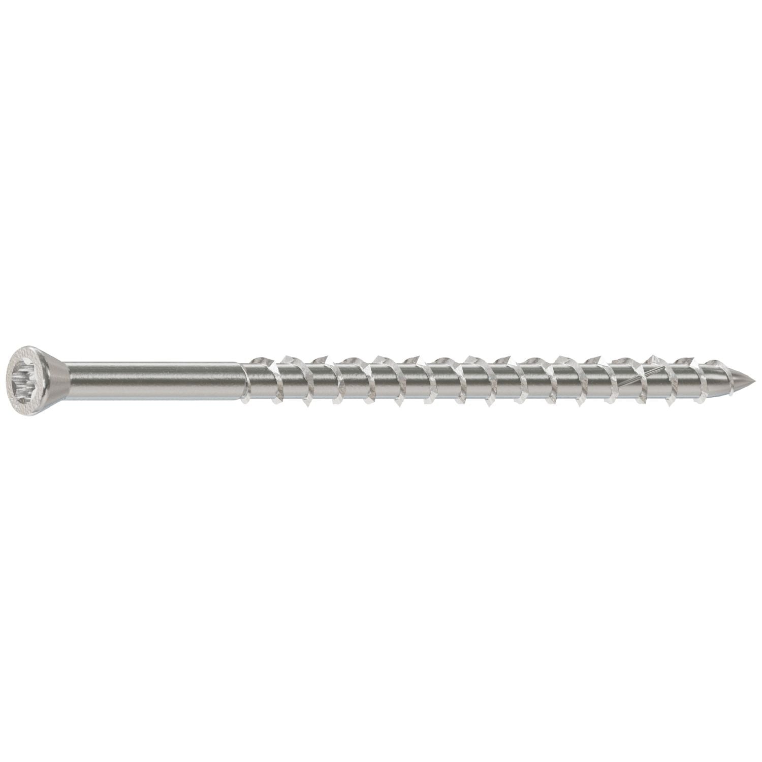 Simpson Strong-Tie S08300WPP Deck-Drive DWP WOOD SS Screw, #8 x 3-in. T-20, Trim Head, Type 305, 350-Pack