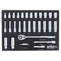 Wiha 33895 29-Piece 1/2" Drive Metric Professional Standard & Deep Socket Set