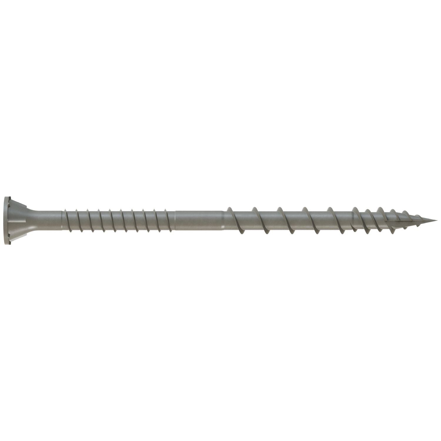 Simpson Strong-Tie DSVG3S Deck-Drive DSV WOOD Screw (Collated), #10 x 3-in. T25 6-Lobe, Gray, 1000-Pack