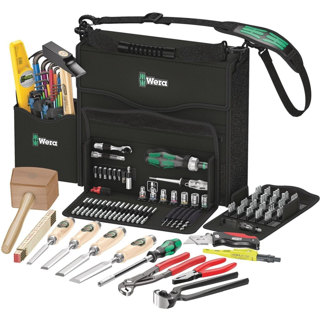 Wera Wera 2Go H 1 Tool Set For Wood Applications, 134-Pieces