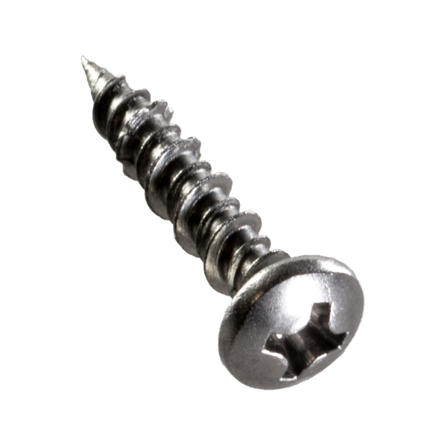 Simpson Strong-Tie T06J075PX-RP25 Marine Screw, Pan Head, #6 x 3/4-in. #2 Phillips Drive, Type 316, 25-Pack
