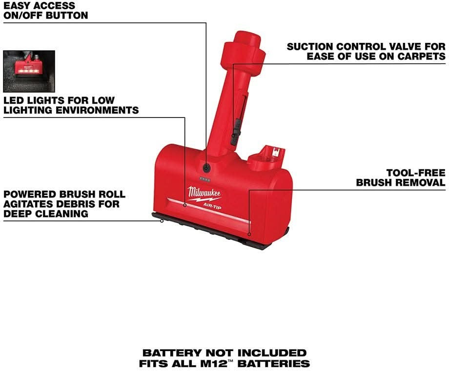 Milwaukee 0980-20 M12 AIR-TIP Utility Nozzle