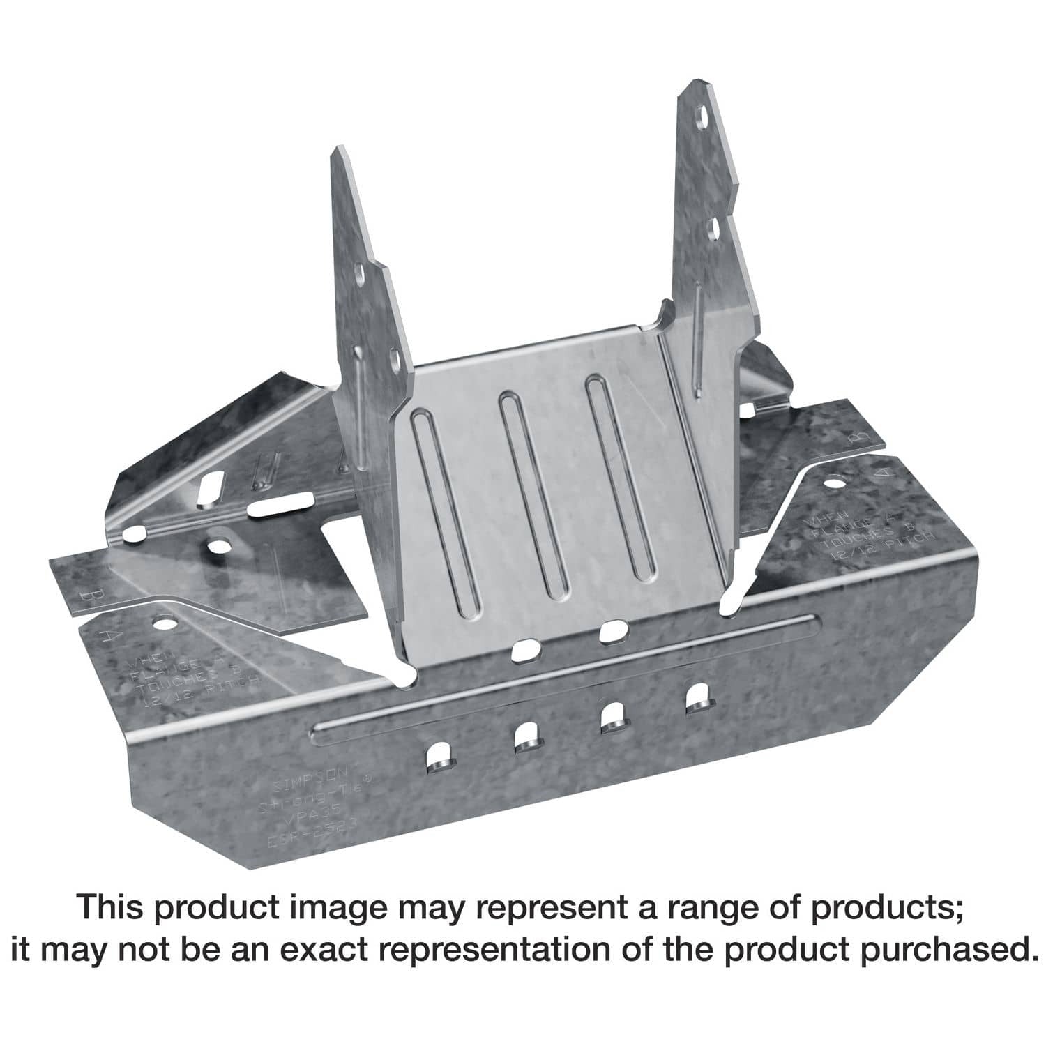 Simpson Strong-Tie VPA2 VPA Galvanized Variable-Pitch Connector for 1-1/2-in. Joist