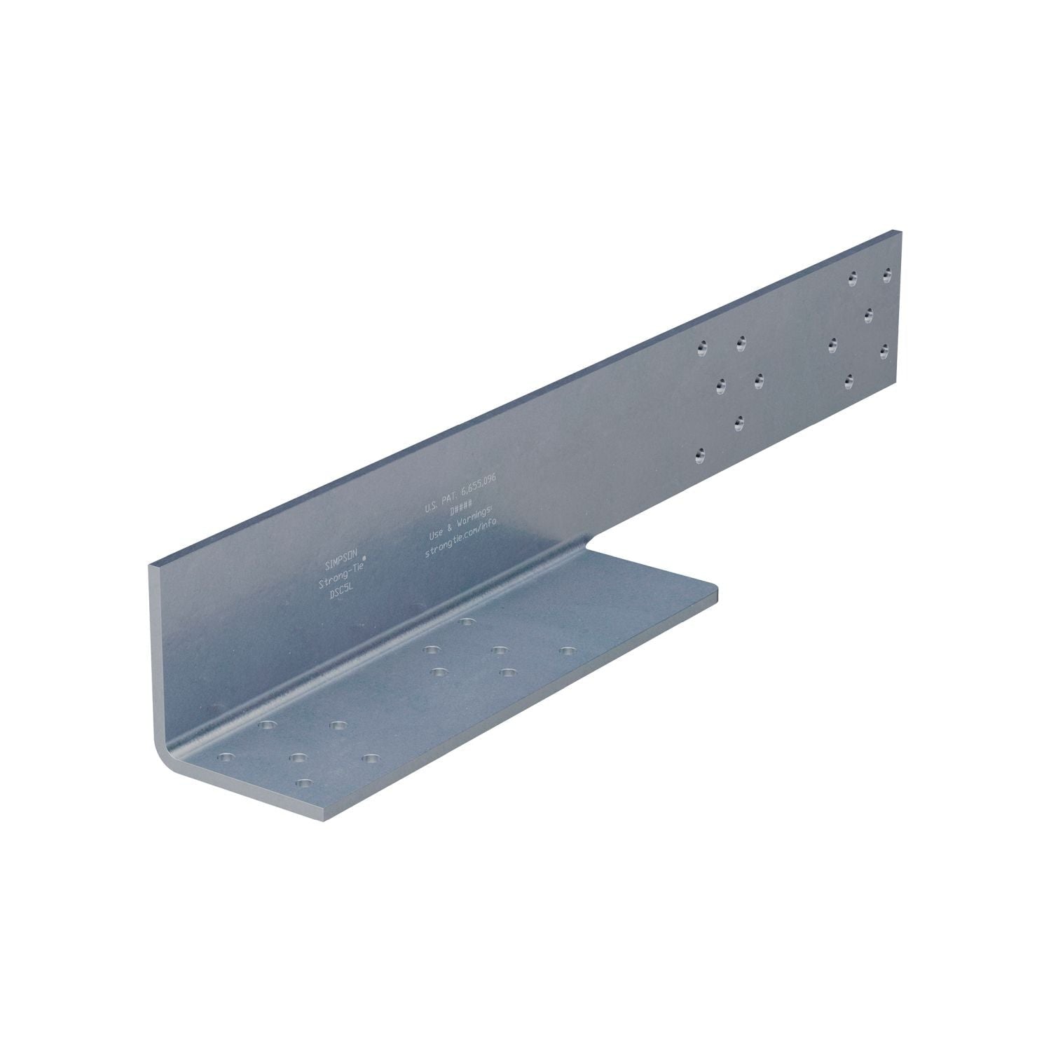 Simpson Strong-Tie DSC5L-SDS3 DSC 21-in. Drag-Strut Connector with Strong-Drive SDS Screws, Skewed Left