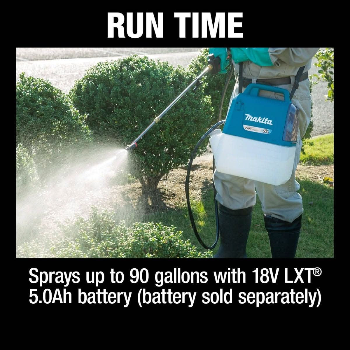 Makita XSU03Z 18V LXT Lithium-Ion Cordless 1.3 Gallon Sprayer, Tool Only (PROMO)