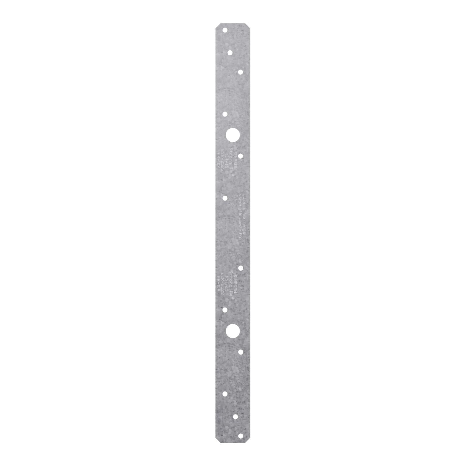 Simpson Strong-Tie MSTA15 MSTA 15-in. 18-Gauge Galvanized Medium Strap Tie