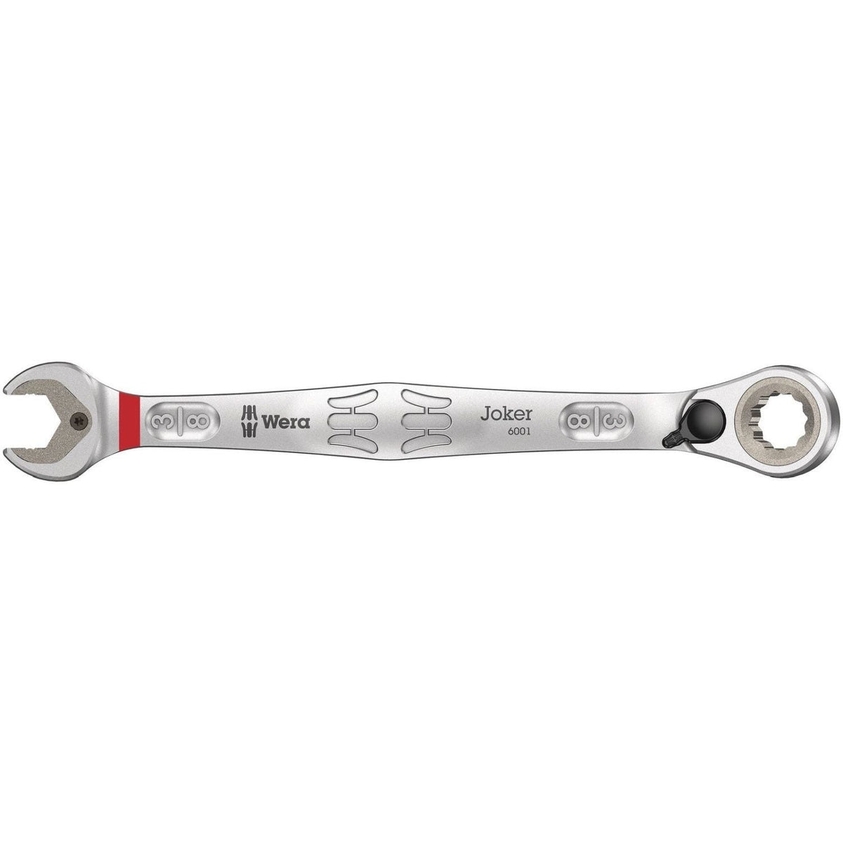 Wera 6001 Joker Switch Ratcheting Combination Wrench, With Switch Lever, Imperial, 3/8-in.x159-mm.