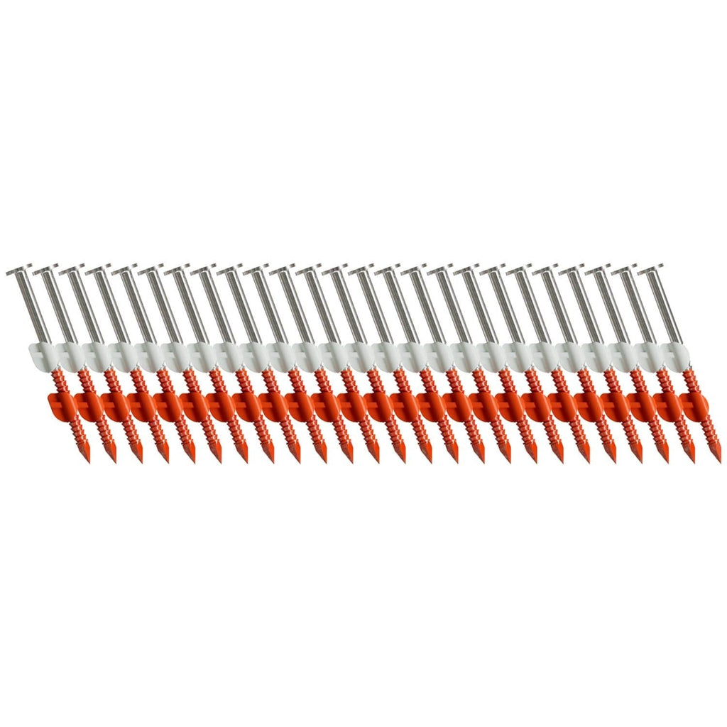 Simpson Strong-Tie T12A200CNB 20°–22° Plastic Strip, Full Round Head, Ring-Shank Nail, 2-in. x .113-in. Type 316, 5000-Pack