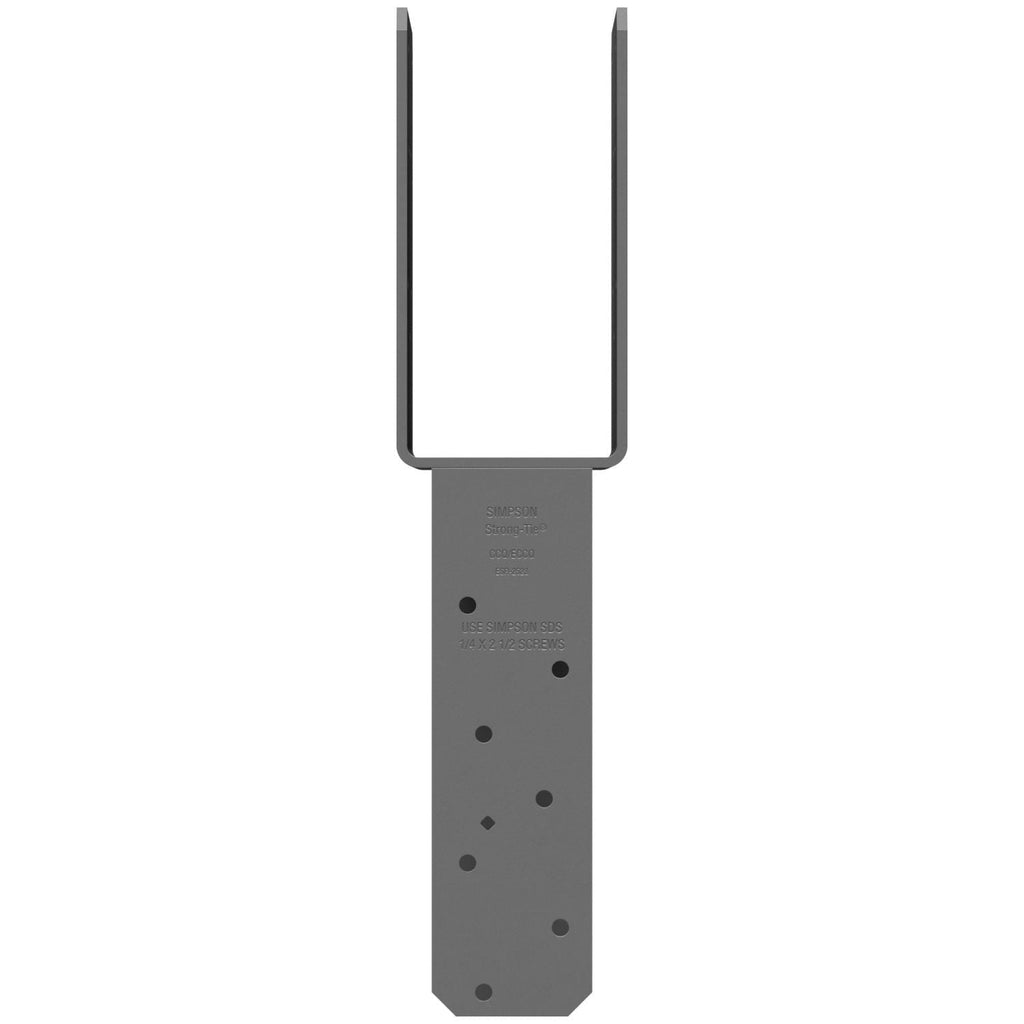 Simpson Strong-Tie ECCQ3-4SDS2.5 ECCQ End Column Cap for 3-1/8-in. Beam, 4x Post, with Strong-Drive SDS Screws