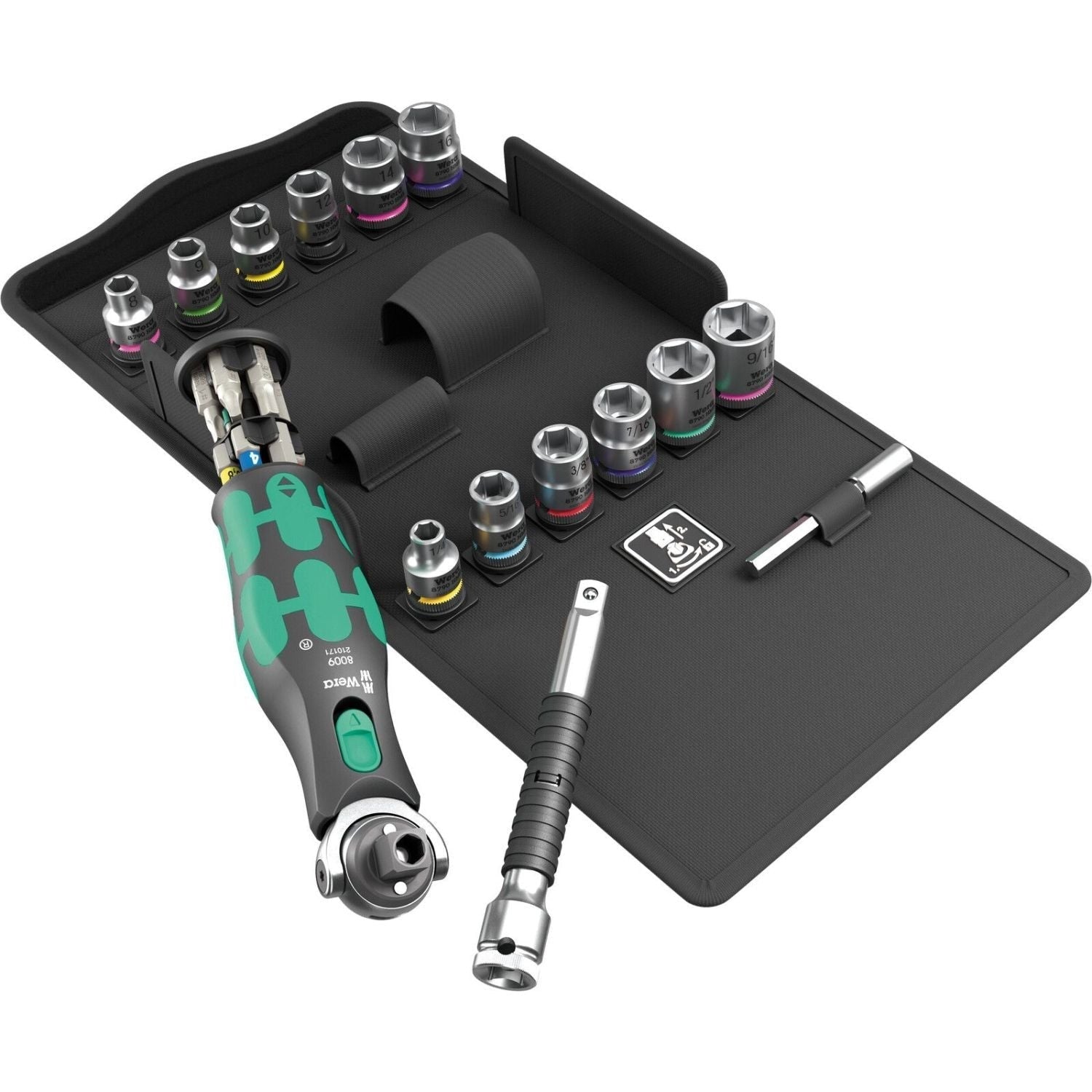 Wera 8009 Zyklop Pocket Set 4, 27-Pieces