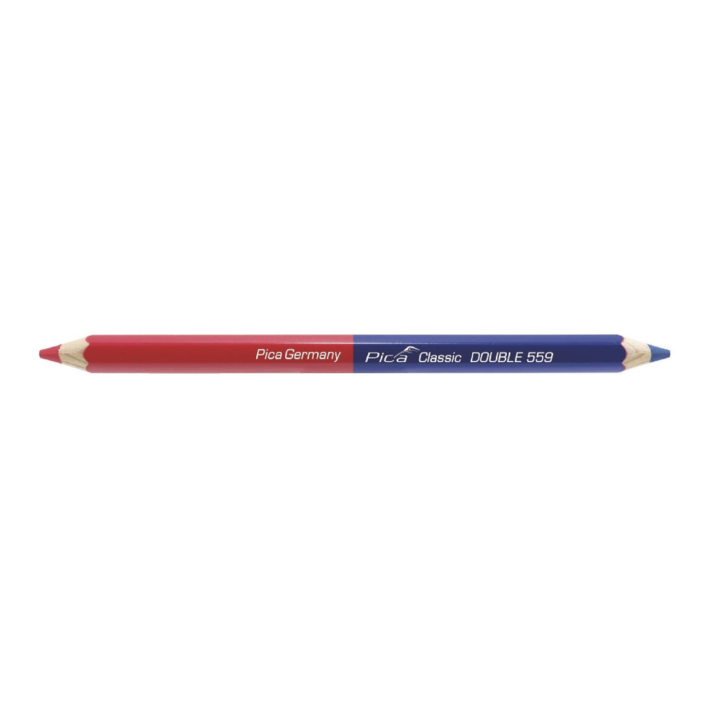 Pica 559-10 Red and Blue Double Sided Pencil, 10-Pack