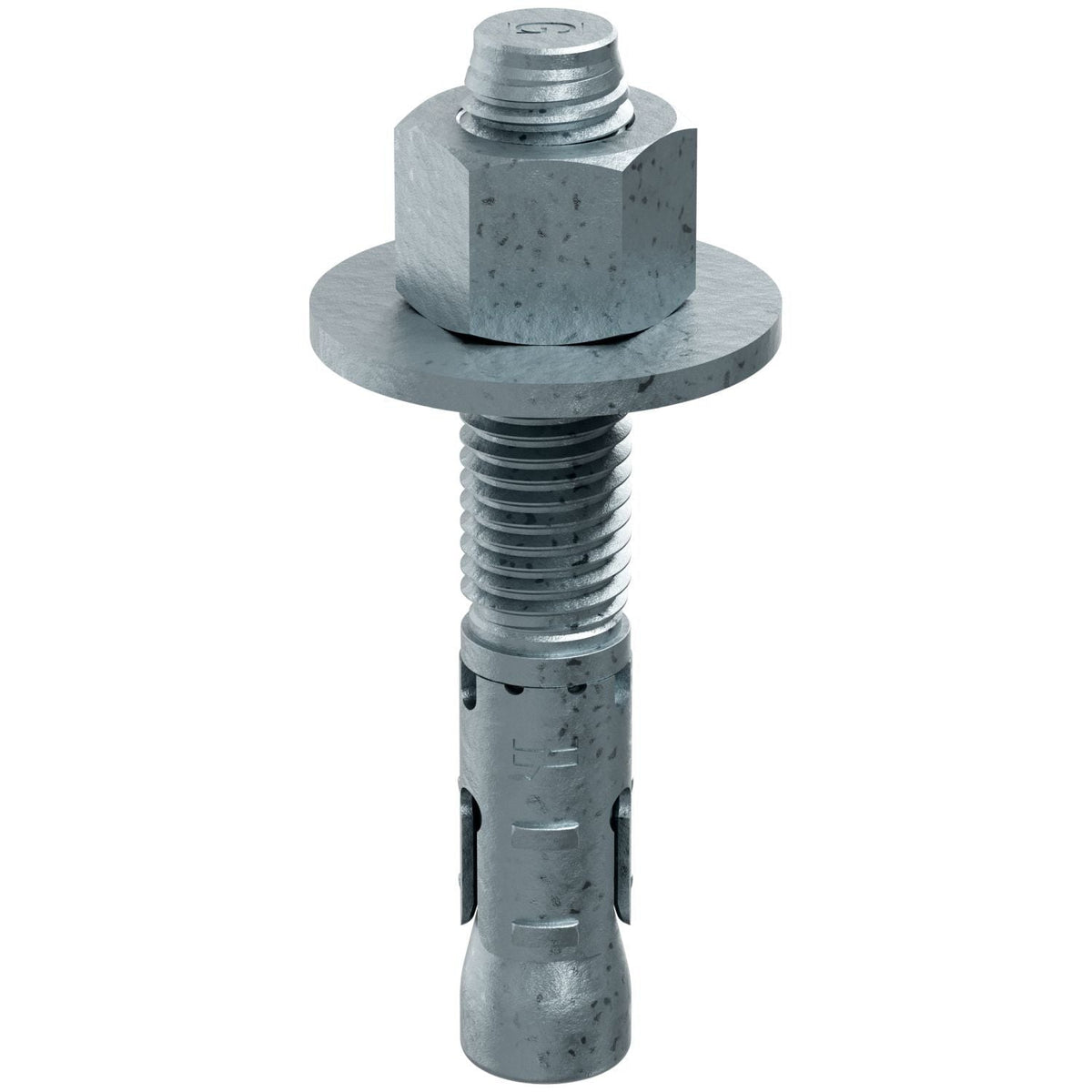 Simpson Strong-Tie STB2-75434MGF10 Strong-Bolt 2, 3/4-in. x 4-3/4-in. Mechanically Galvanized Wedge Anchor, Fully Assembled, 10-Pack