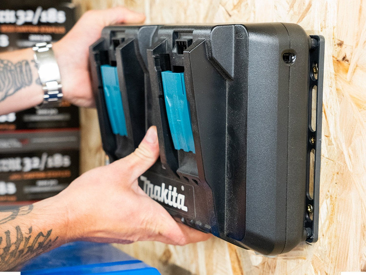 StealthMounts Charger Mount for Makita DC18RD, 2-Pack
