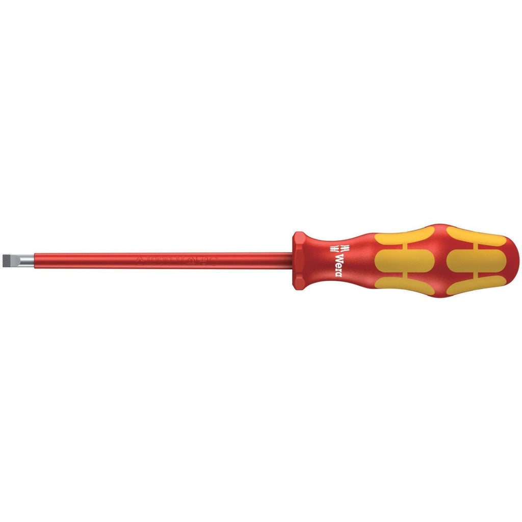 Wera 160 I VDE Insulated Screwdriver For Slotted Screws, 1x5.5x125-mm.