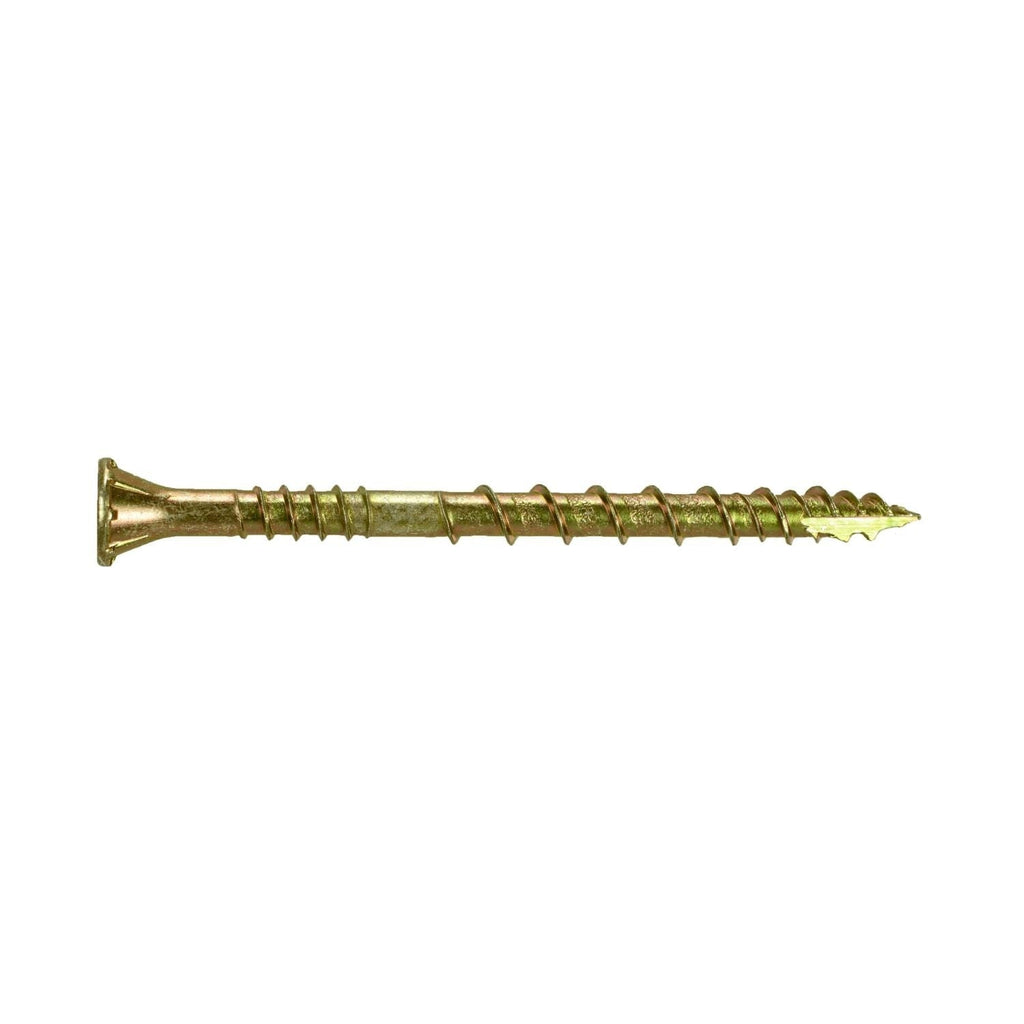 Simpson Strong-Tie CSVZ212R240 Strong-Drive CSV Construction Screw, #10 x 2-1/2-in. T25, Flat Head, Yellow Zinc, 240-Pack