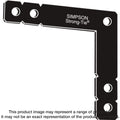 Simpson Strong-Tie OHL OHL 12-in. x 12-in. Black Powder-Coated Ornamental Heavy L Angle