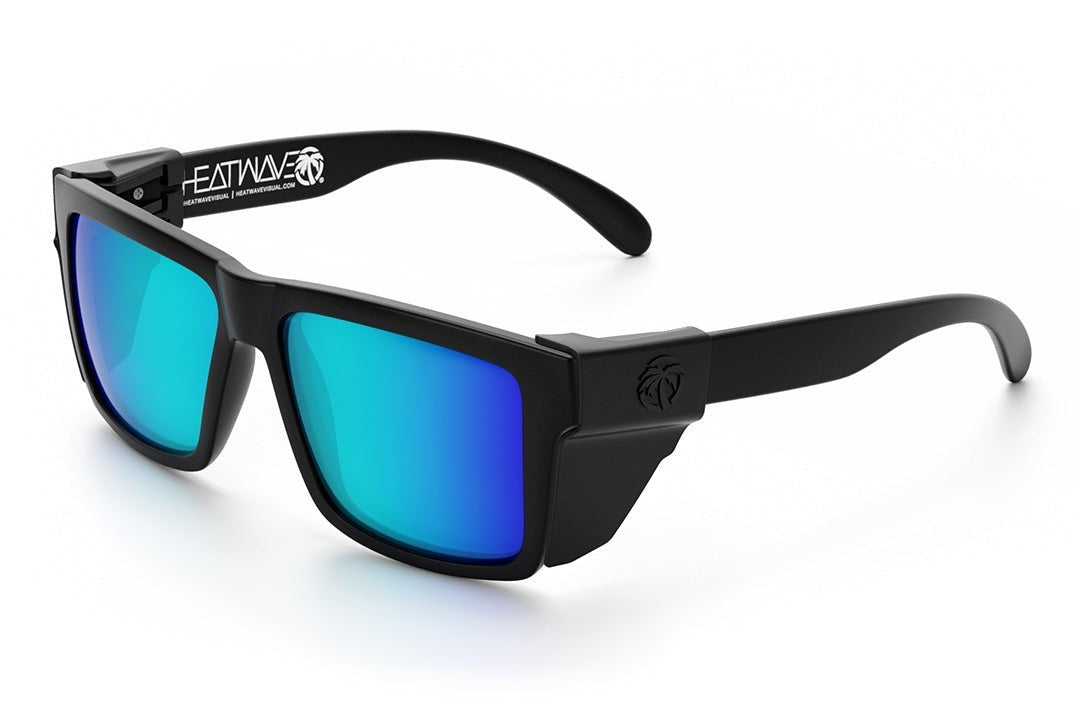 Heat Wave VISE Z87 Black Frame Galaxy Lens Sunglasses