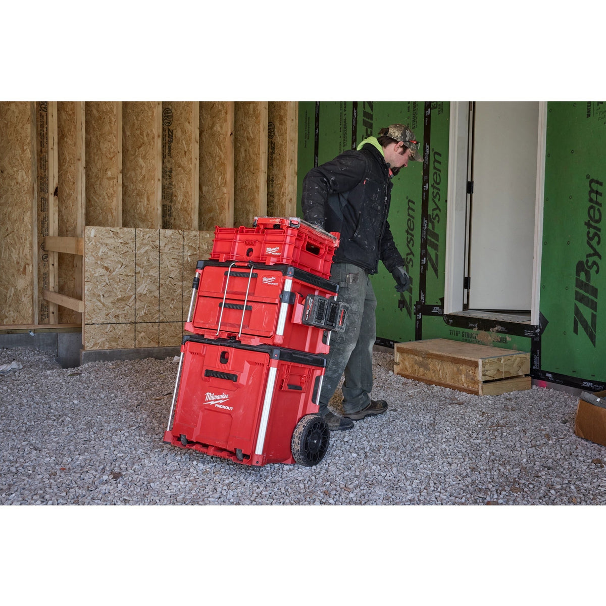 Milwaukee 48-22-8438 PACKOUT Low-Profile Crate