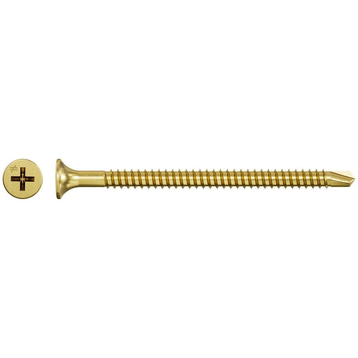 Simpson Strong-Tie DWFSD238PS DWFSD Drywall-to-CFS Screw (Collated), #8 x 2-3/8-in. #2 Phillips, Yellow Zinc, 1500-Pack