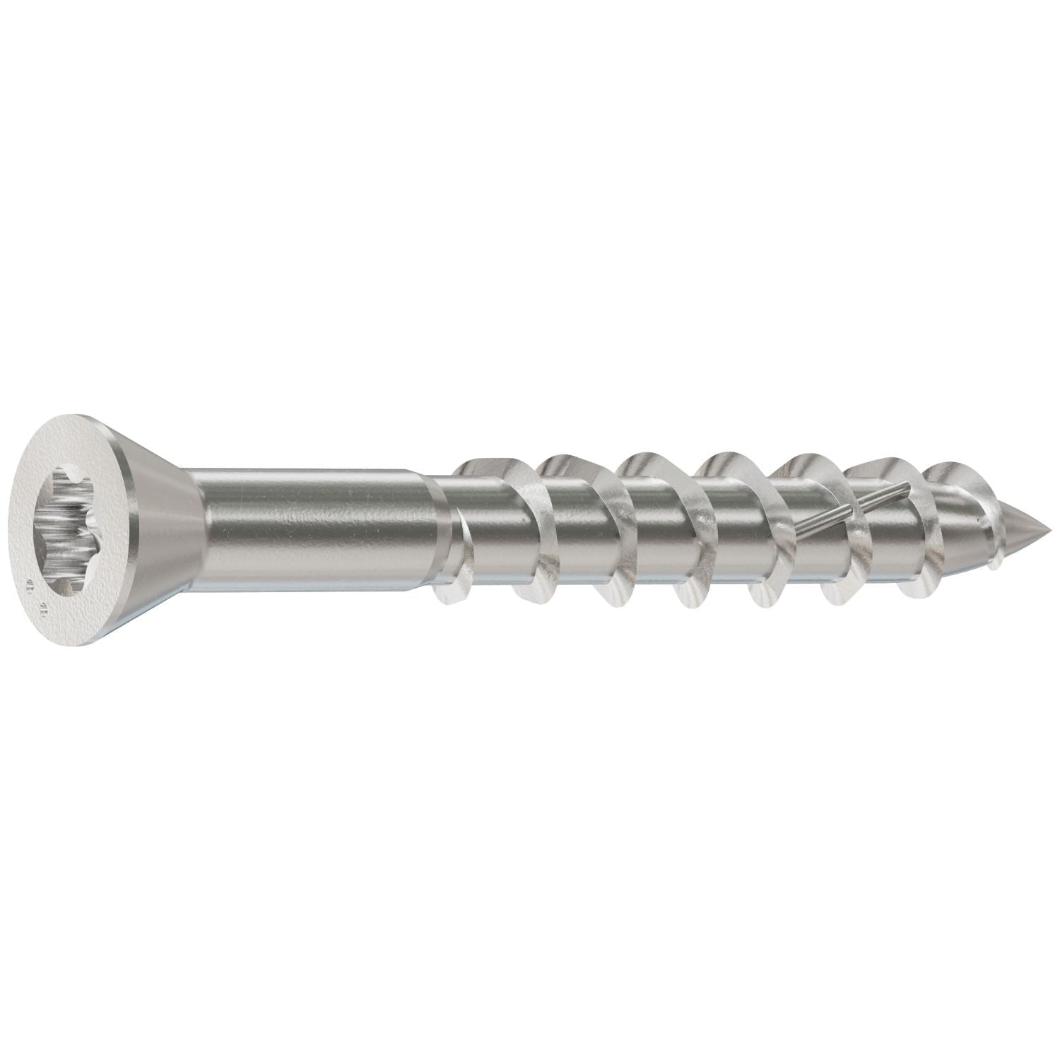 Simpson Strong-Tie T07125WP1 Deck-Drive DWP WOOD SS Screw, #7 x 1-1/4-in. T15, Trim Head, Type 316, 1-lb.