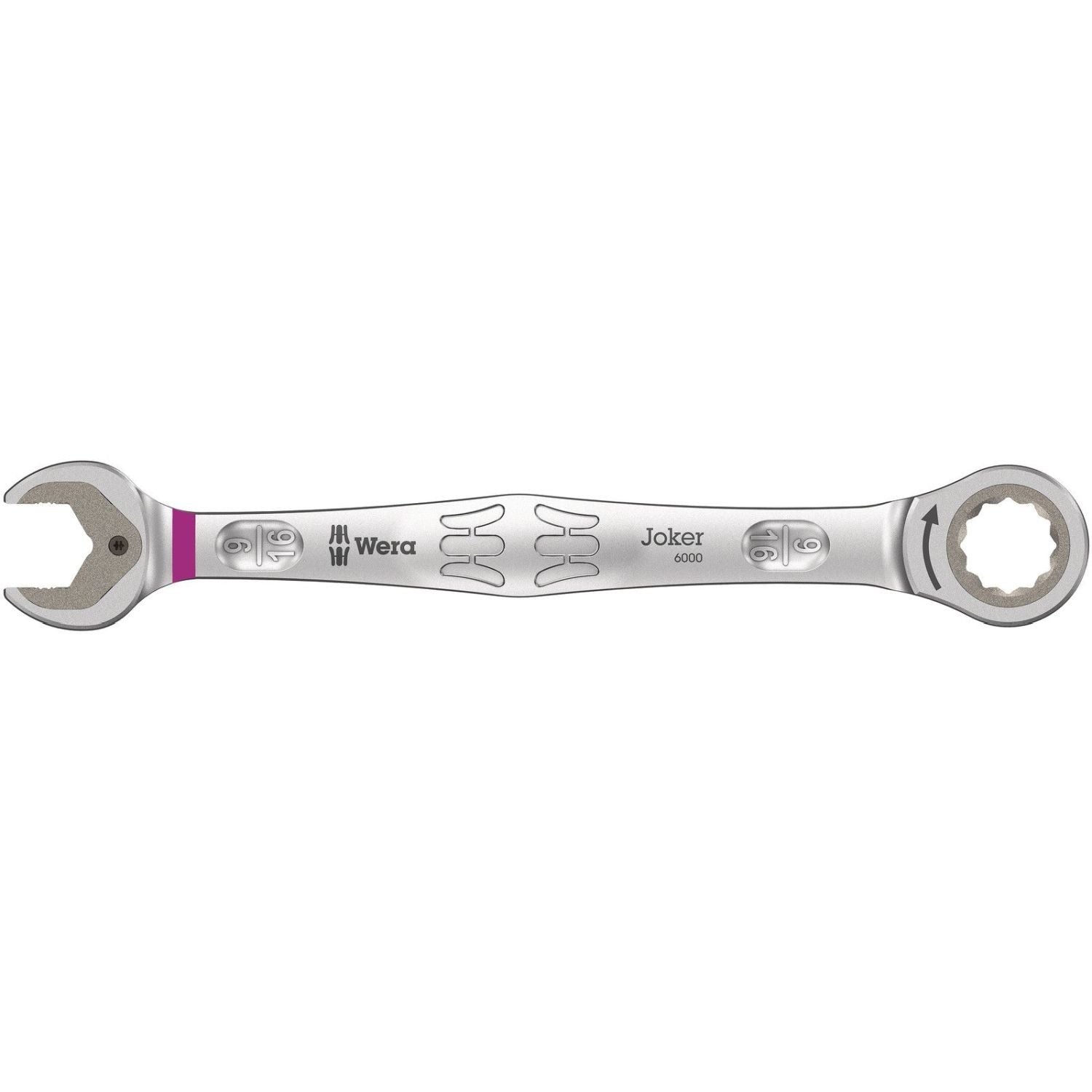 Wera 6000 Joker Ratcheting Combination Wrenches, Imperial, 9/16-in.x188-mm.