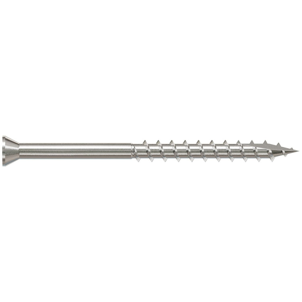 Simpson Strong-Tie S07225FB1 Trim-Head Screw, Square Drive, #7 x 2-1/4-in. #1 SQ, Type 305, 1-lb.