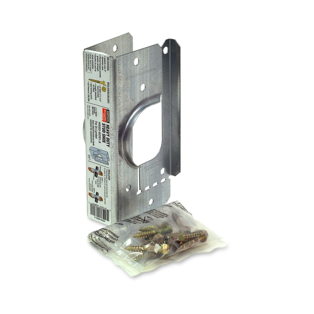 Simpson Strong-Tie HSS2-SDS1.5 HSS Galvanized Stud Shoe for 2x, with Strong-Drive SDS Screws