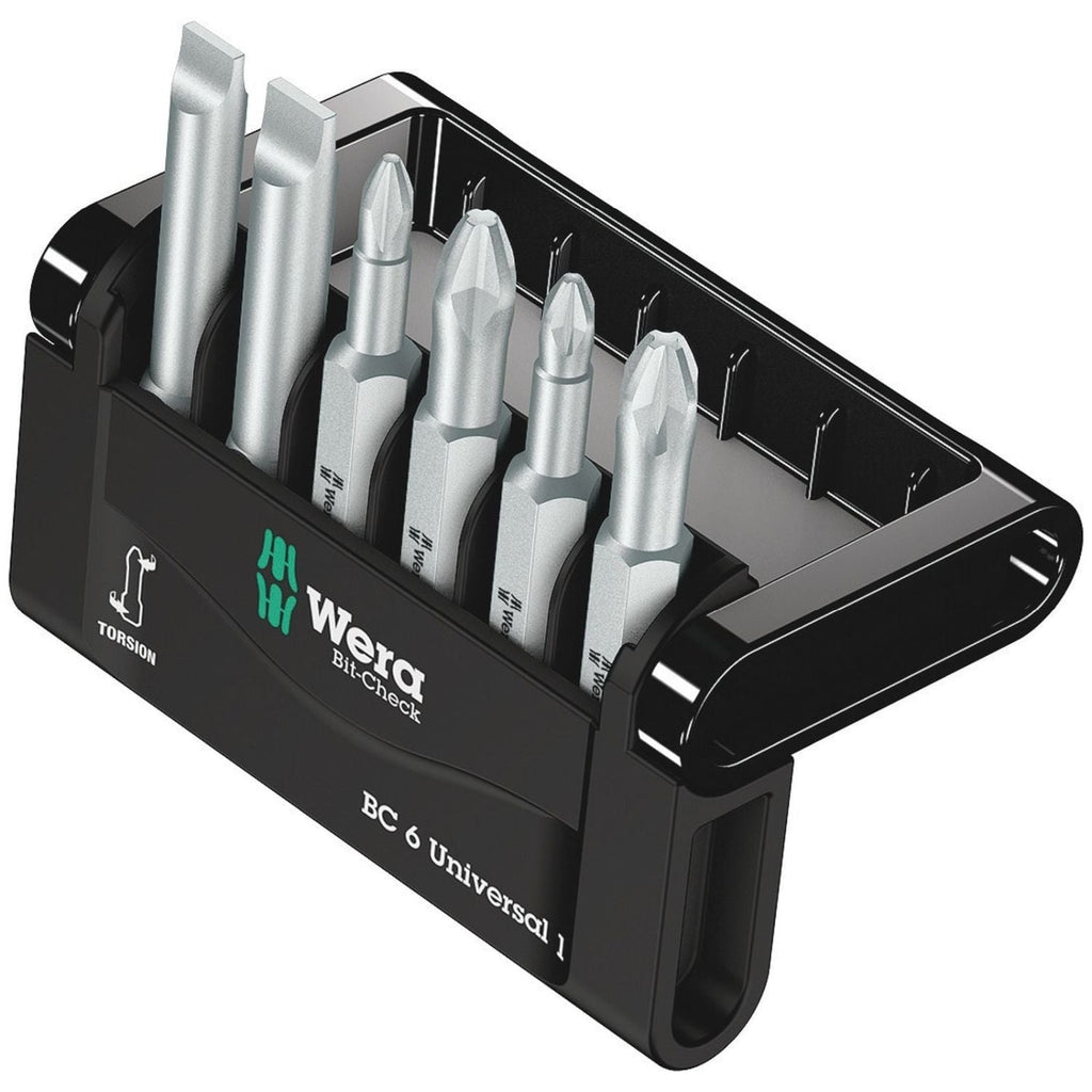 Wera Bit-Check 6 Universal 1, 6-Pieces