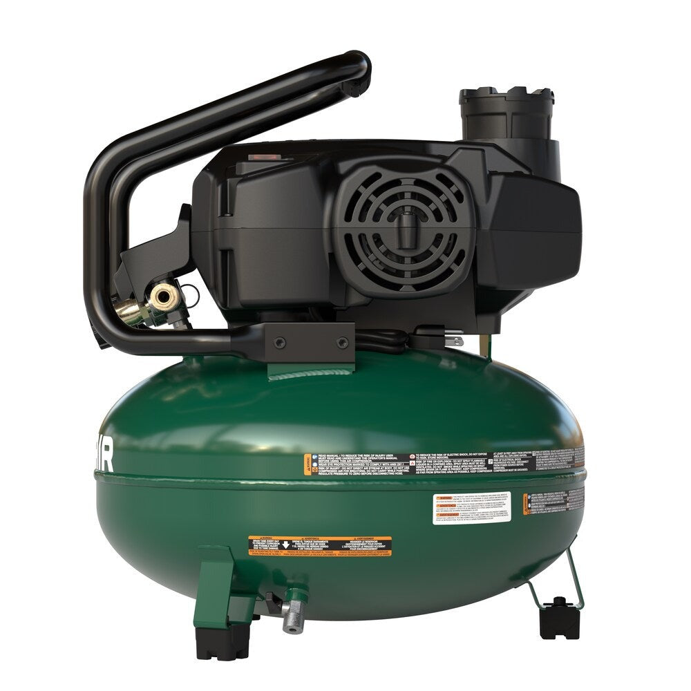 Rolair PRO Series 6-Gallon 200-PSI 4.0-SCFM Oil-Free Portable Pancake Air Compressor (PS200PC)