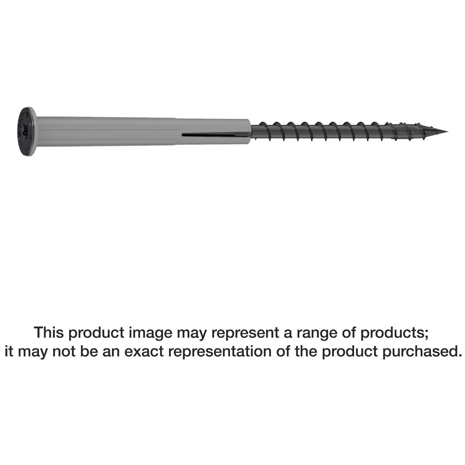 Simpson Strong-Tie SDPW19600MB Strong-Drive SDPW DEFLECTOR Screw, 0.195-in. x 6-in. T40, 6-Lobe, E-Coat, 400-Pack