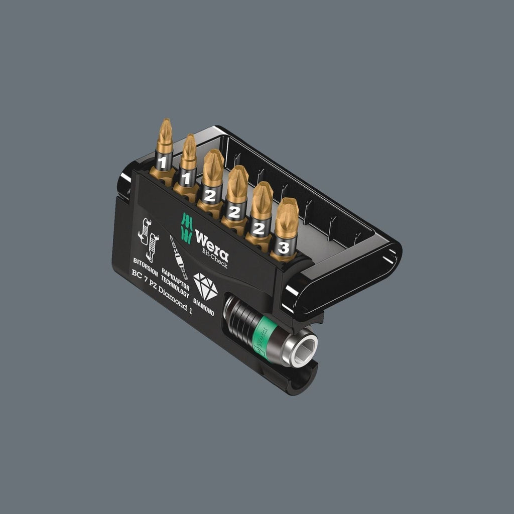 Wera Bit-Check 7 Pz Diamond 1, 7-Pieces