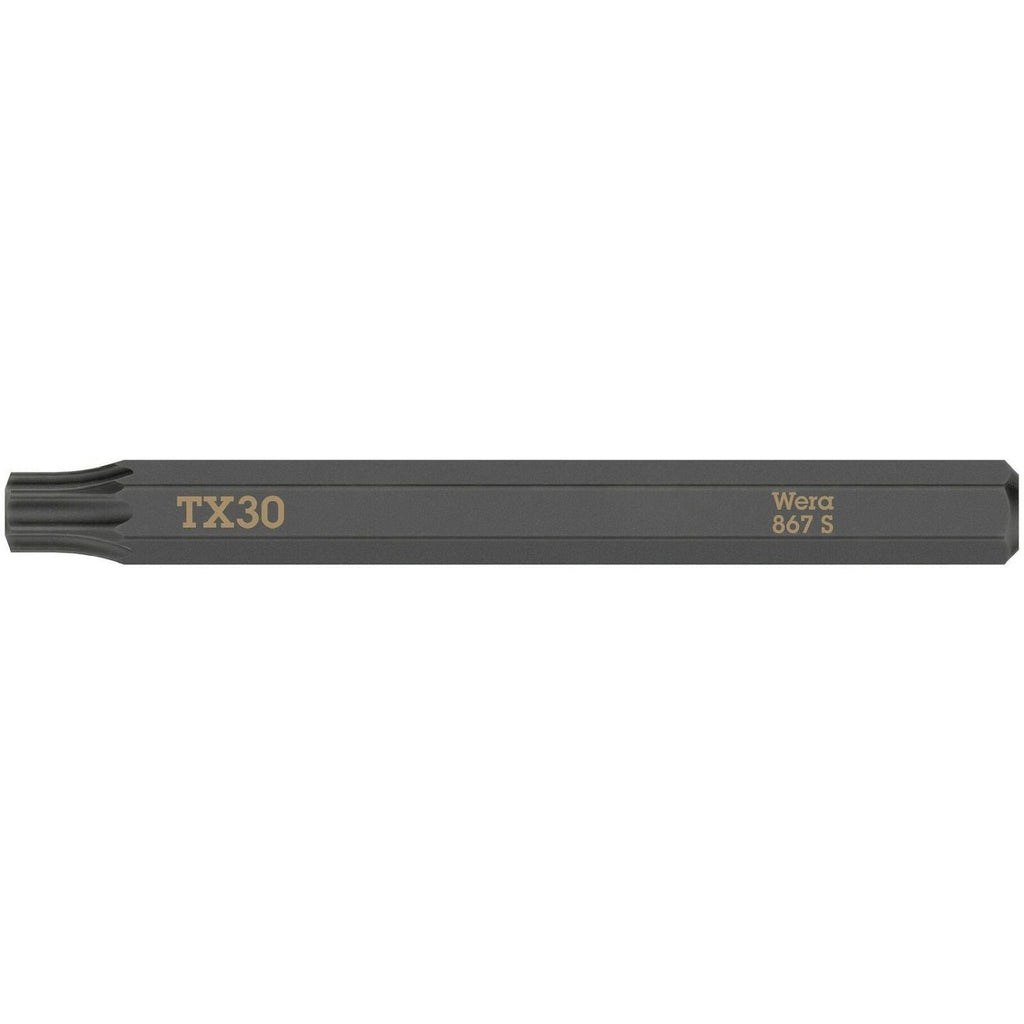 Wera 867 S Torx Bit For Impact Screwdrivers, Torx 30x70-mm.