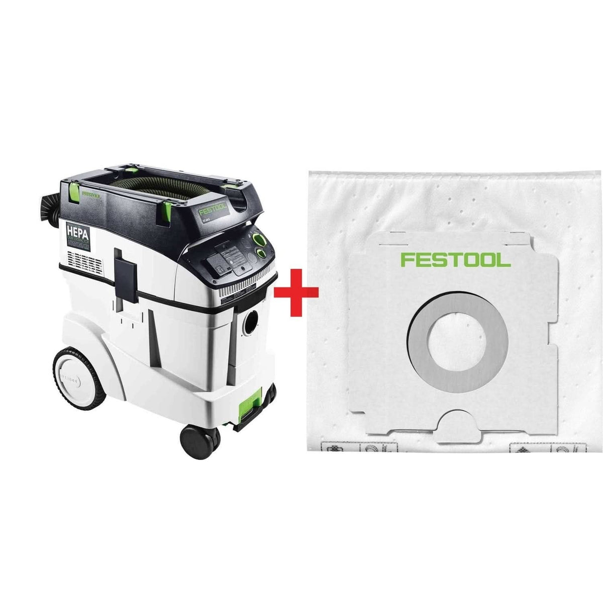 Festool CT 48 EI HEPA Bluetooth Dust Extractor Starter Bundle