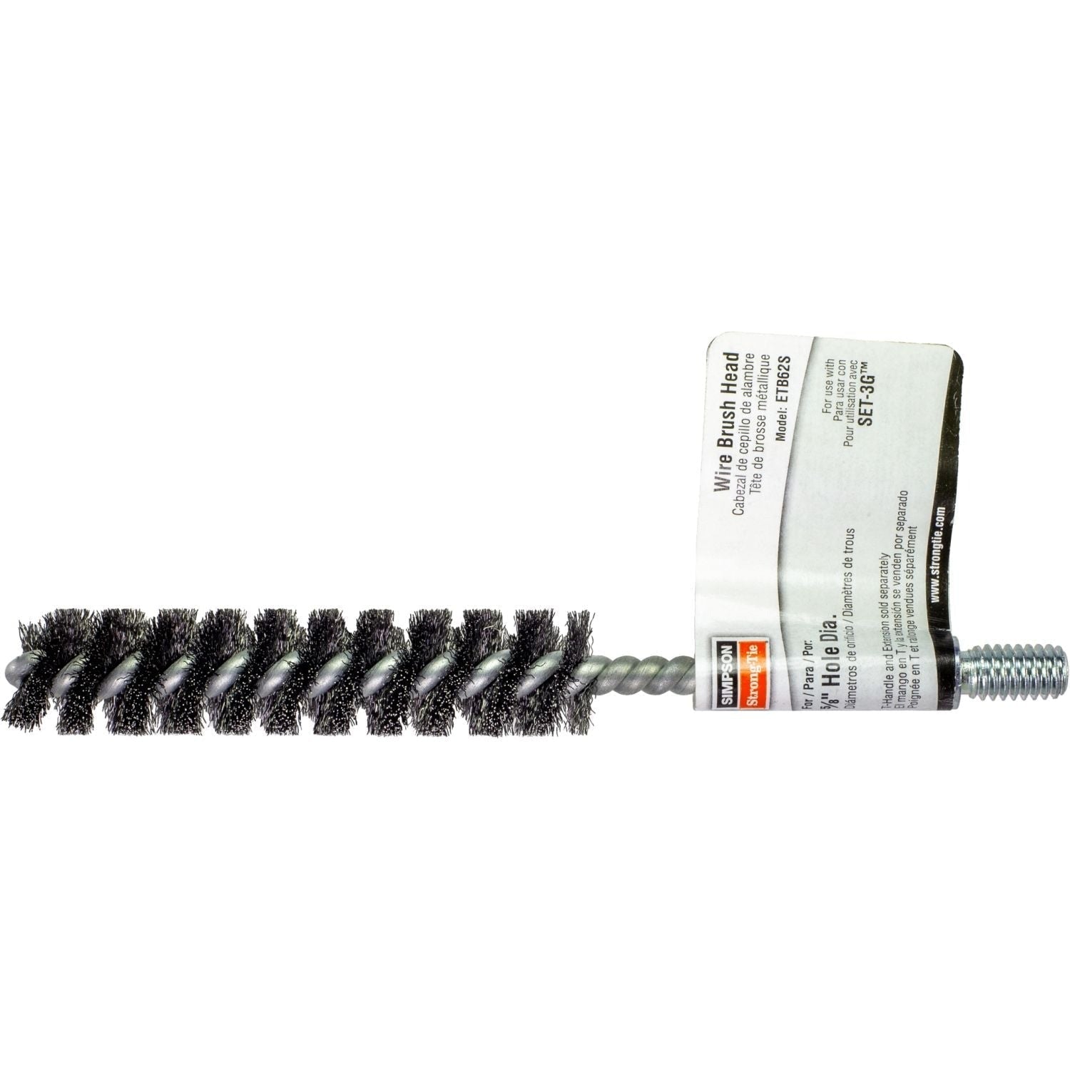 Simpson Strong-Tie ETB62S ETBS 5/8-in. Wire Hole-Cleaning Brush Head
