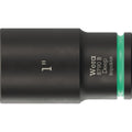 Wera 8790 B Impaktor Deep Socket With 3/8-in. Drive, 1-in.x63-mm.