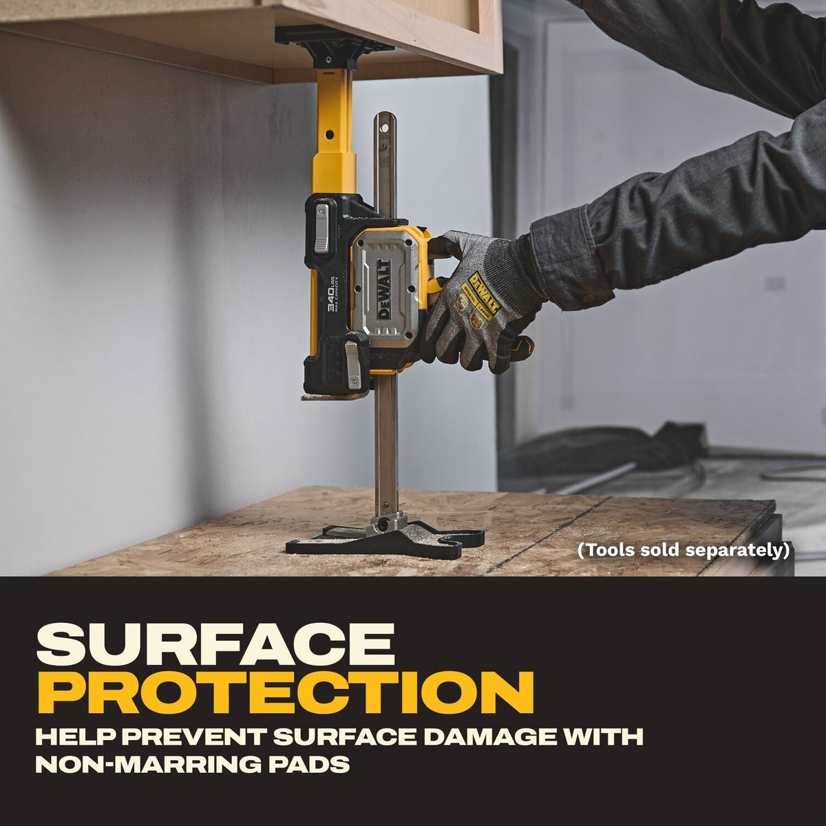 DeWALT DWHTPAD ToughSeries Construction Jack Pad Accessory Pack