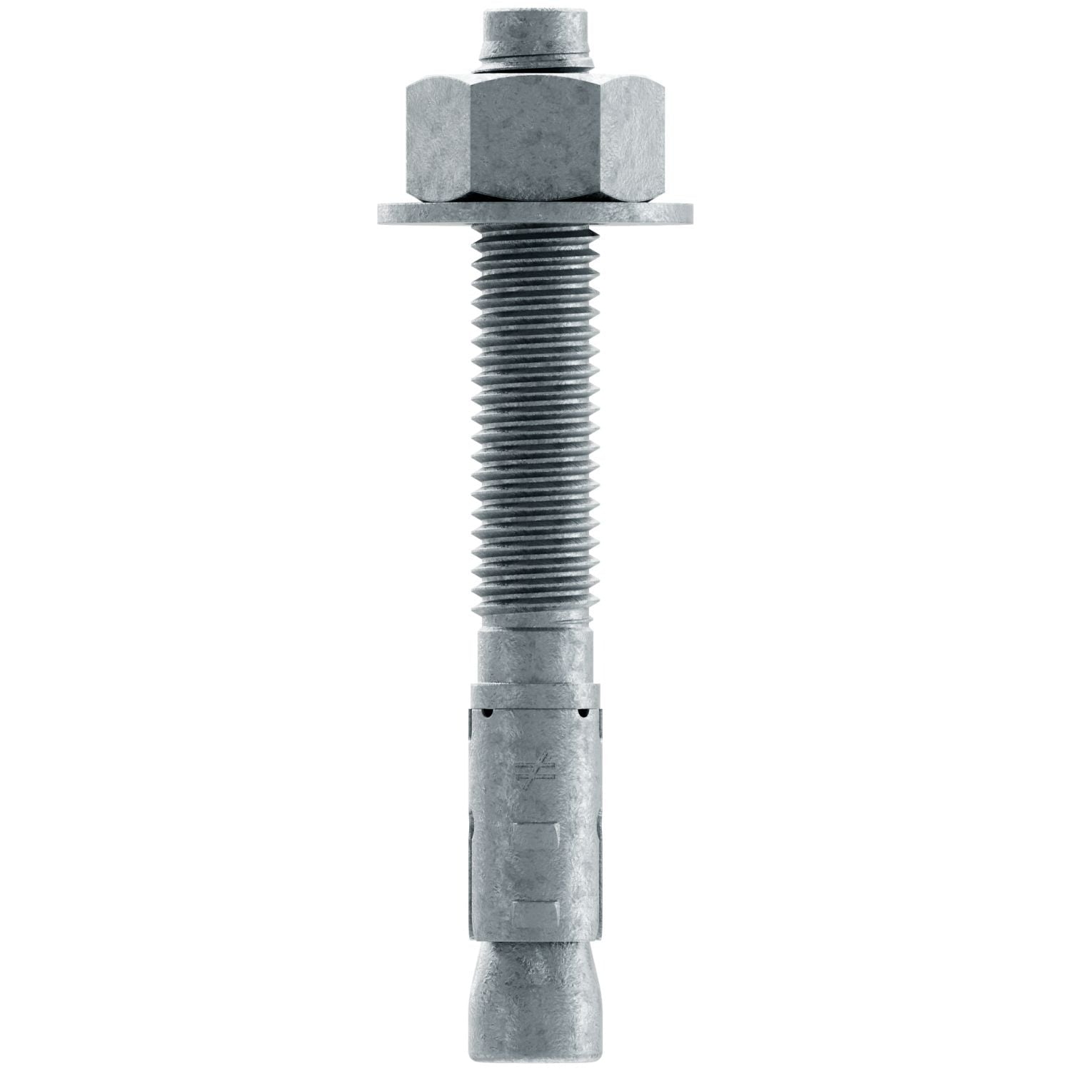 Simpson Strong-Tie STB2-62500MGF20 Strong-Bolt 2, 5/8-in. x 5-in. Mechanically Galvanized Wedge Anchor, Fully Assembled, 20-Pack