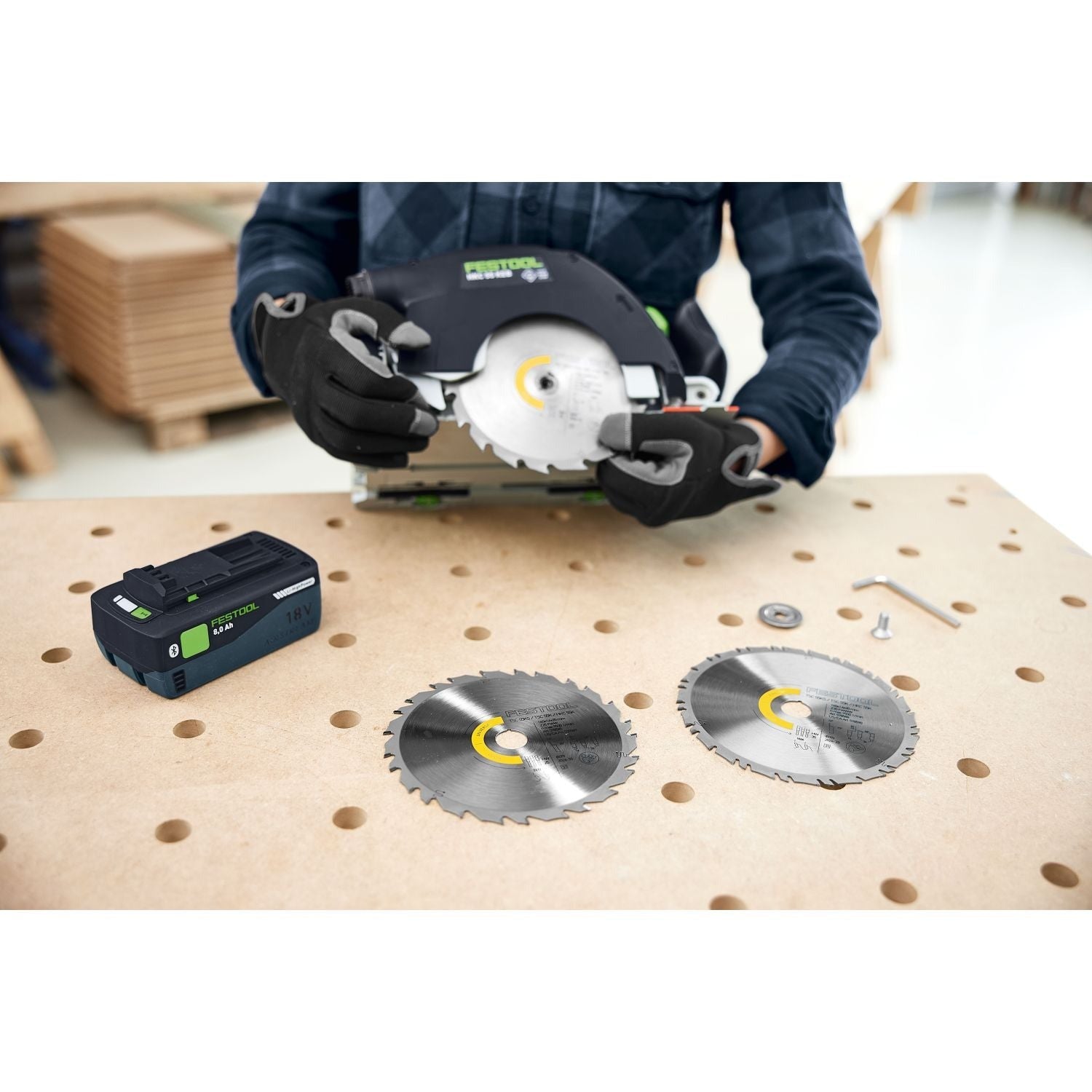 Festool Wood Fine Cut Saw Blade, 35-Tooth x 160mm for TSC 55 / HKC 55 Track Saws (578590)