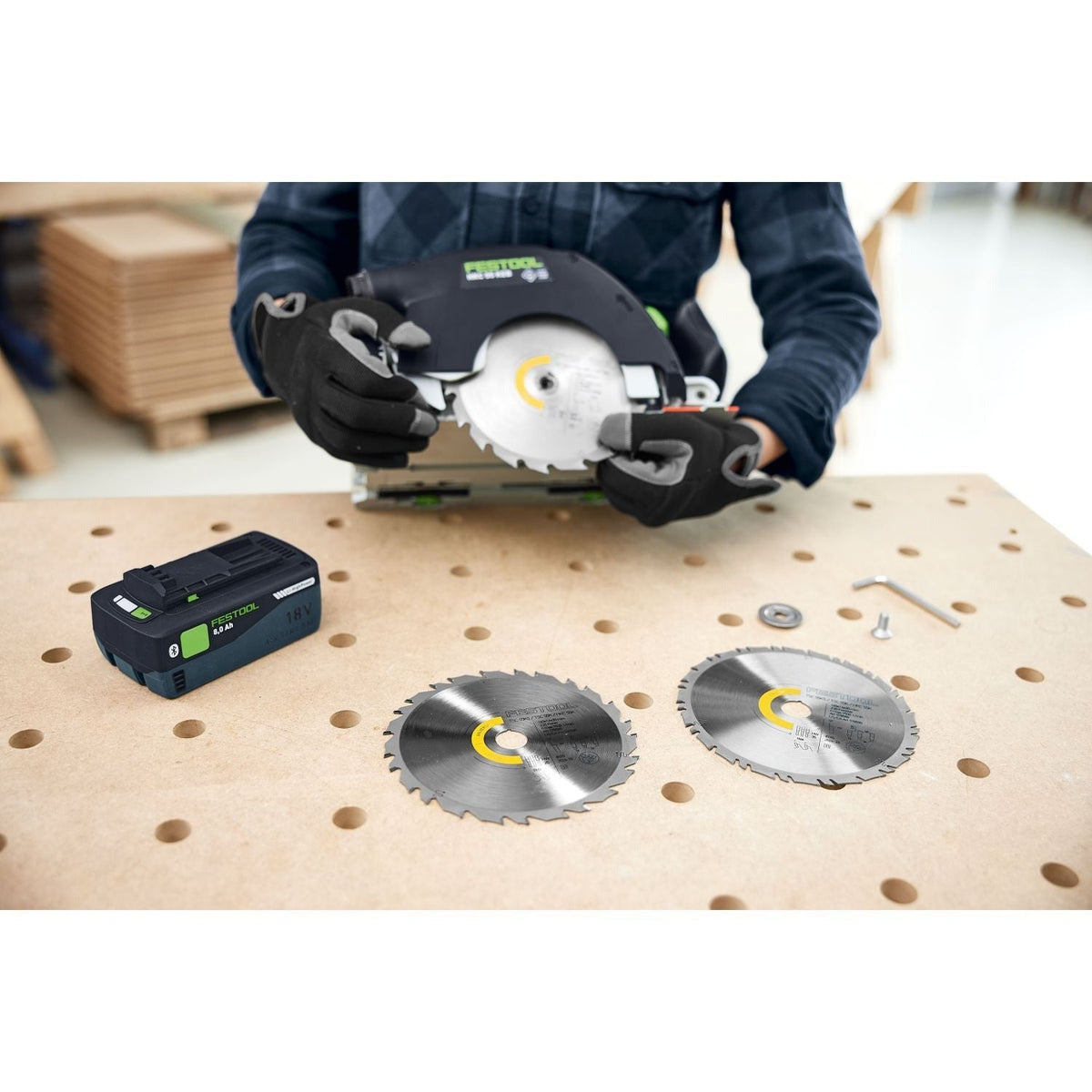 Festool Wood Fine Cut Saw Blade, 35-Tooth x 160mm for TSC 55 / HKC 55 Track Saws (578590)
