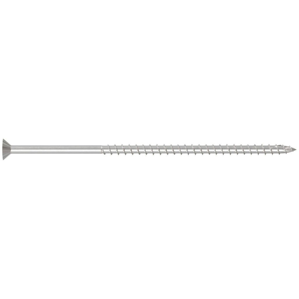 Simpson Strong-Tie T12600WP1 Strong-Drive DWP WOOD SS Screw, #12 x 6-in. T27, Flat Head, Type 316, 1-lb.