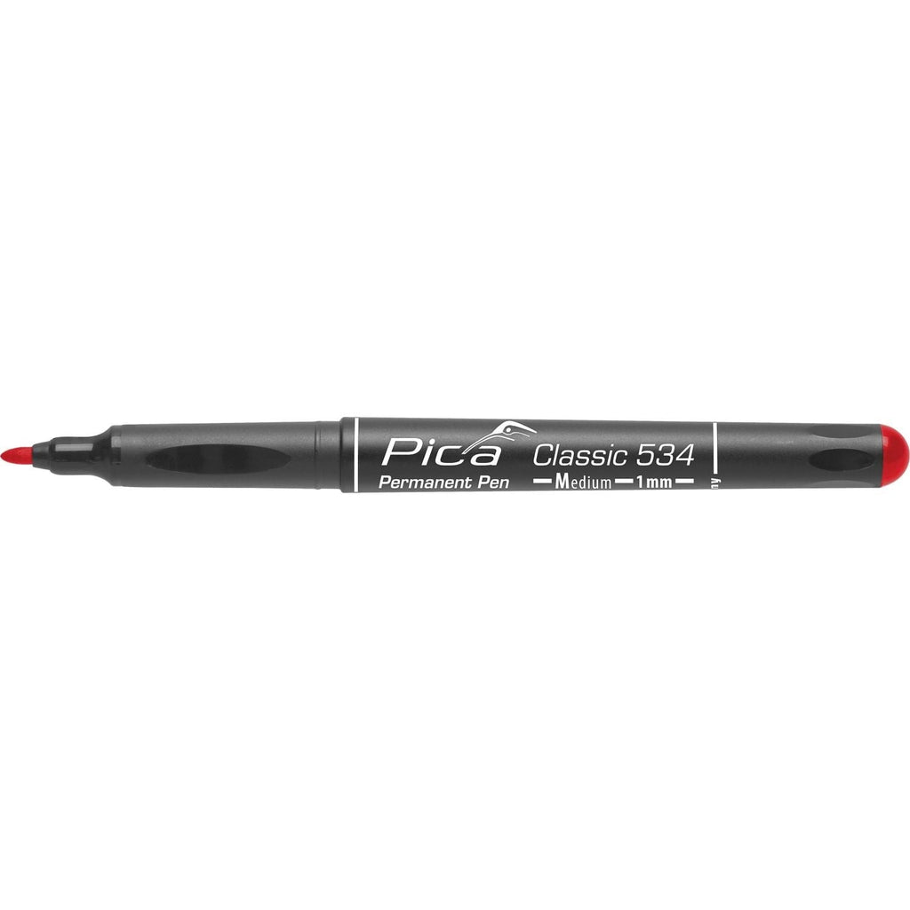 Pica 534/40 Red Permanent Pen, 1-Pack