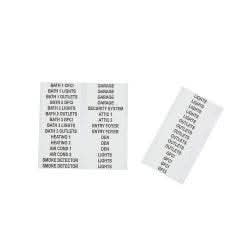 Klein Tools 56255 Wire Markers, Household Electric Panel w/Directory