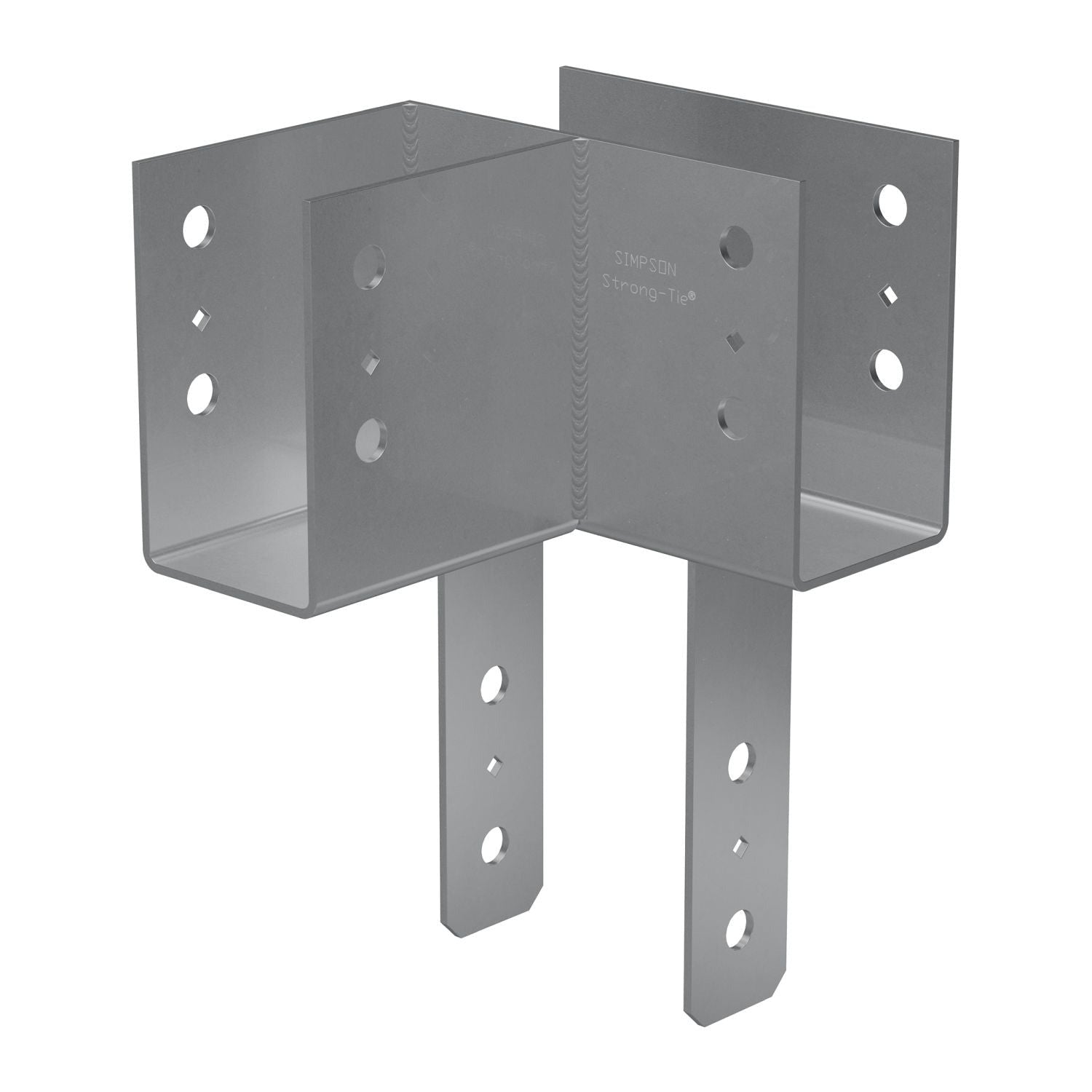 Simpson Strong-Tie ECCLL464 ECCLL L-Shape End Column Cap for 4x Beams, 6x Post, Skewed Left