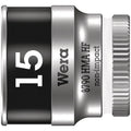 Wera 8790 Hma Hf Zyklop Socket With 1/4-in. Drive With Holding Function, 15x23-mm.
